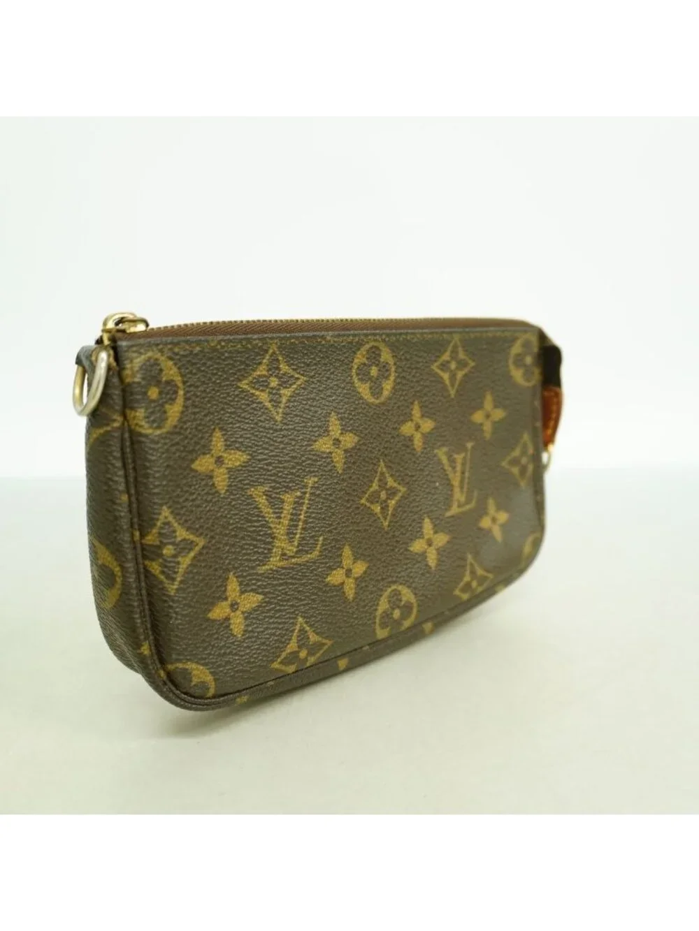 Louis Vuitton Pouch Monogram Mini Pochette Soir Brown